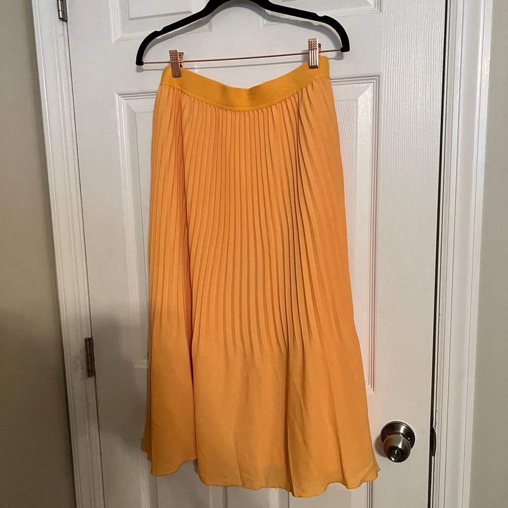 NWT JCrew Pleated MIDI Skirt
